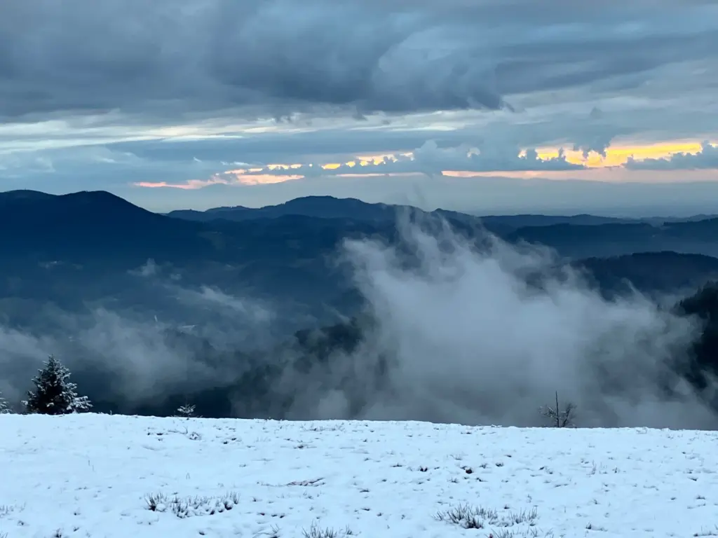 Therapeutische Hilfe bei generalisierter Angst im Nordschwarzwald – Seewald, Freudenstadt, Horb Generalisierte Angst Hilfe Nordschwarzwald – Winterlandschaft Buchkopfturm bei Freudenstadt, Nebel lichtet sich