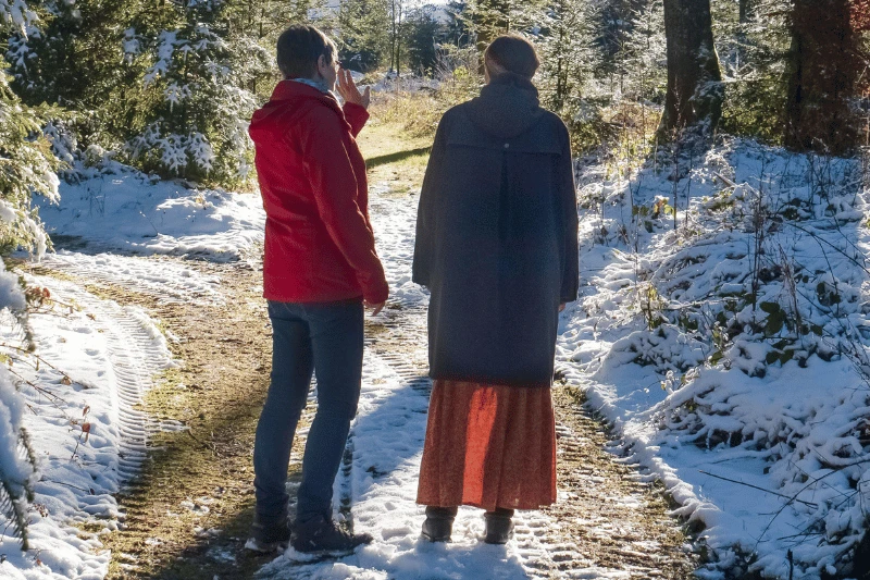Walk-and-Talk-Therapie in Seewald-Schernbach bei Freudenstadt – Bewegung als Teil der Angsttherapie im Nordschwarzwald.